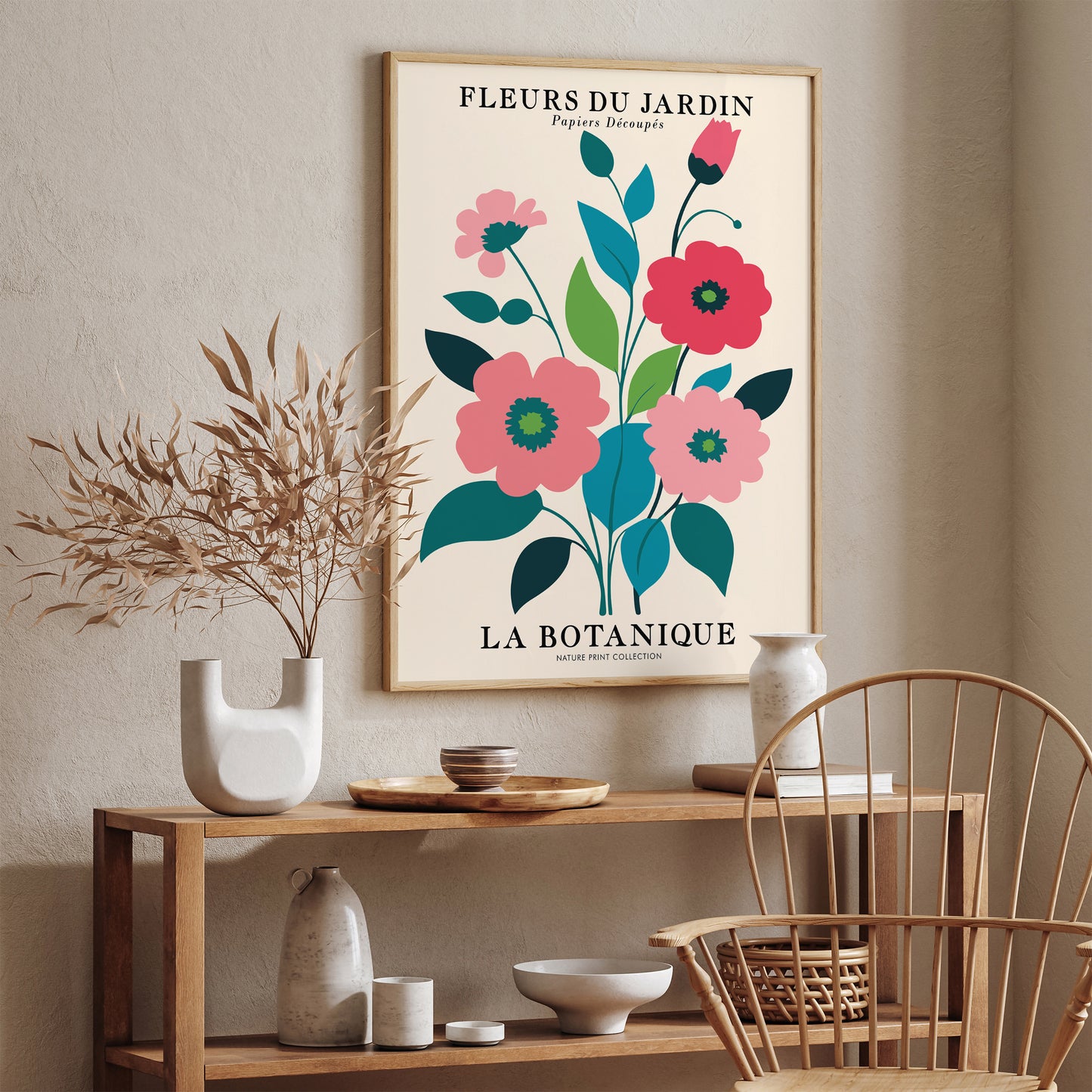 French Botanical Poster