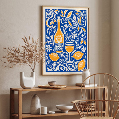 Limoncello Drink Poster