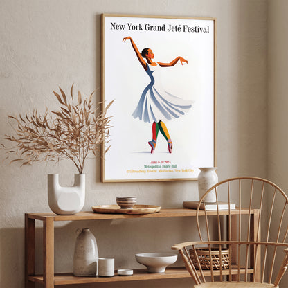 New York Grand Jeté Ballet Festival Poster