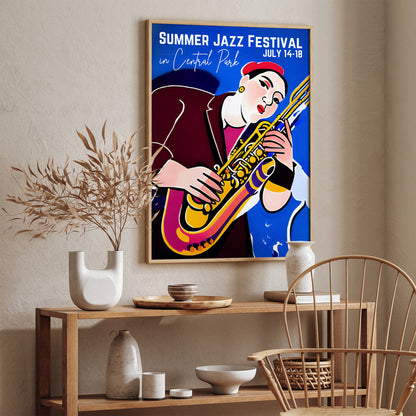 Central Park Jazz Festival Poster