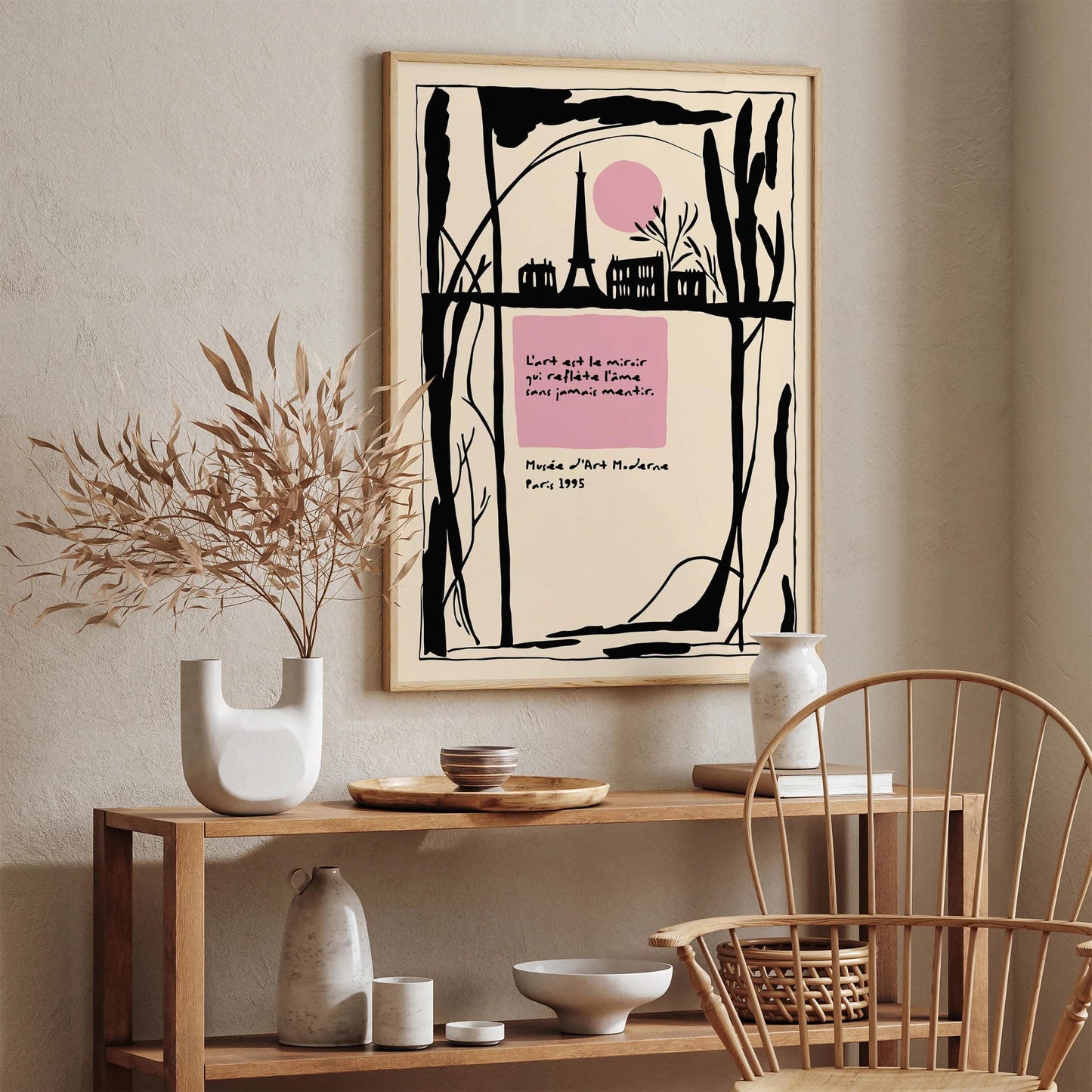 Museum Paris France Poster – Retro Art Print