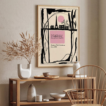 Museum Paris France Poster – Retro Art Print