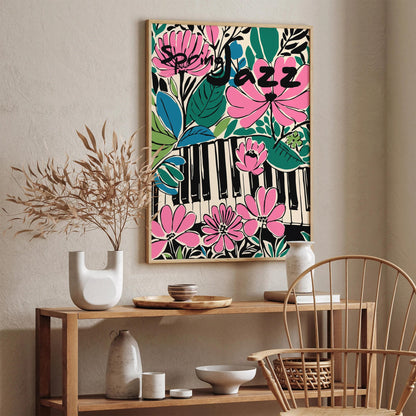 Spring Jazz Eclectic Music Poster