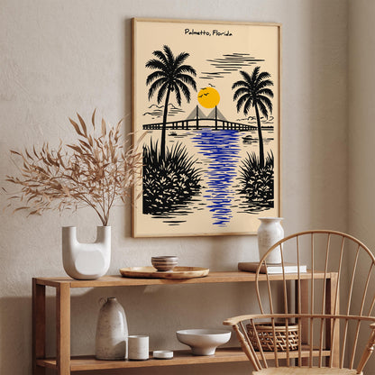 Palmetto Florida Poster