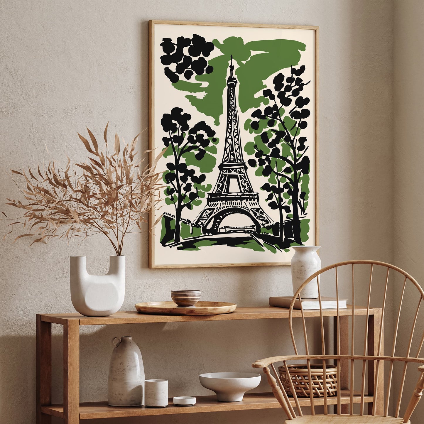 Eiffel Tower Paris France Travel Poster