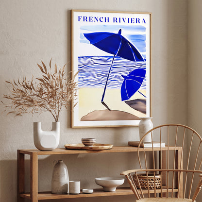Côte d'Azur Serenity Poster