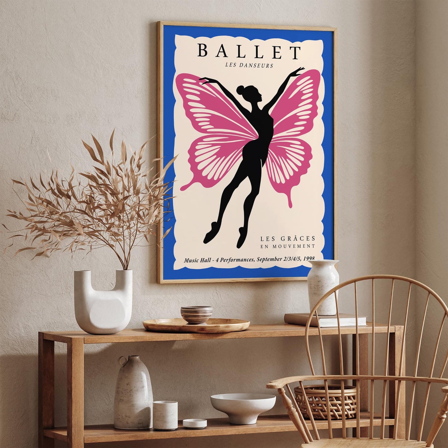 Ballet Butterfly Art Print 2025