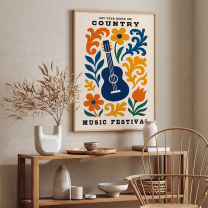 Country Music Festival Poster