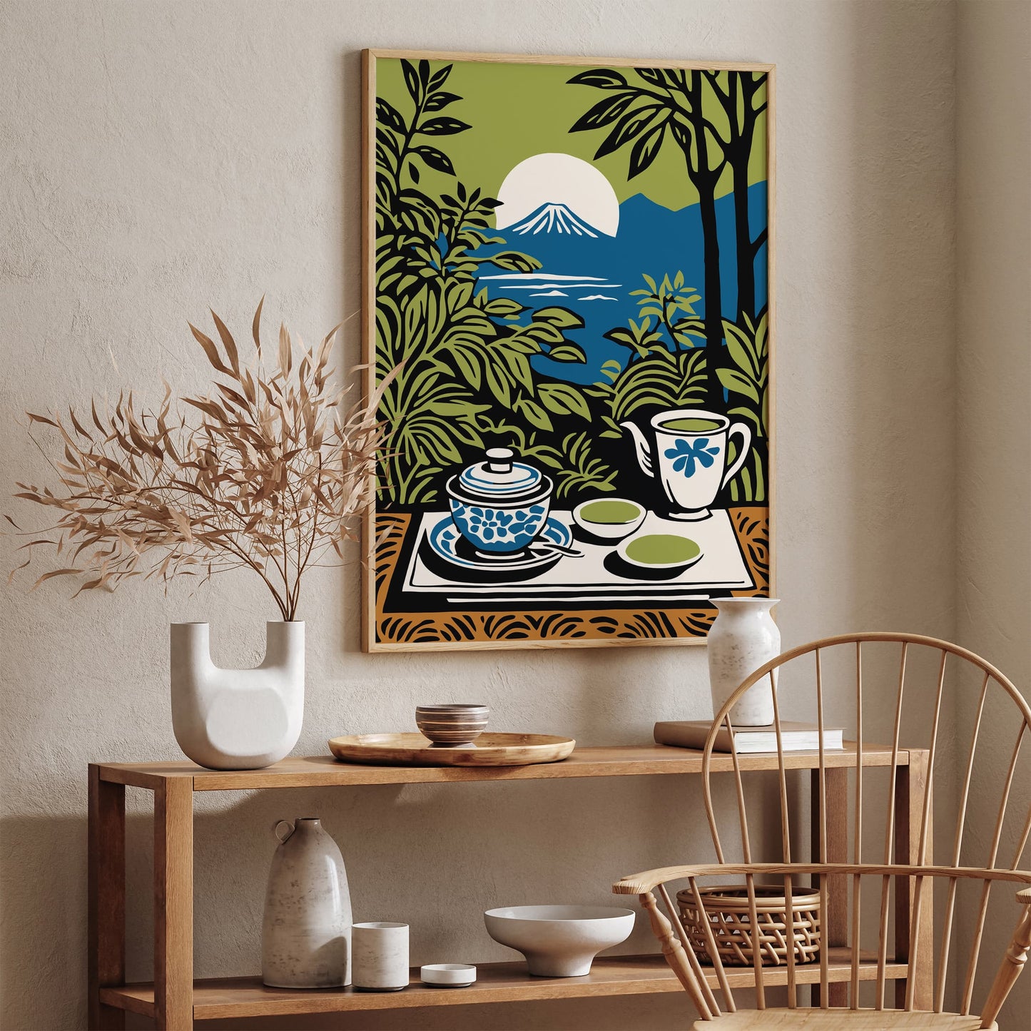 Matcha Time Japanese Tea Art Print