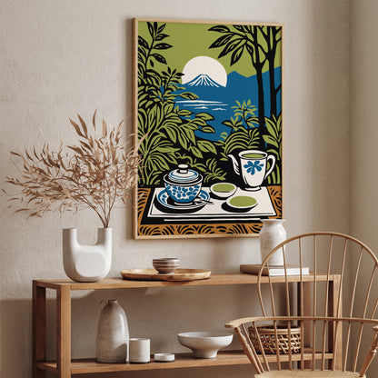 Matcha Time Japanese Tea Art Print