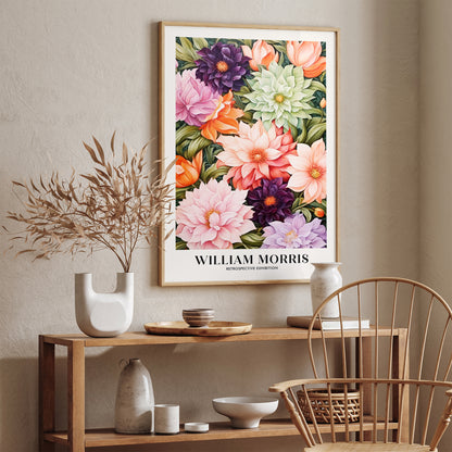 Pastel Floral William Morris Wall Art