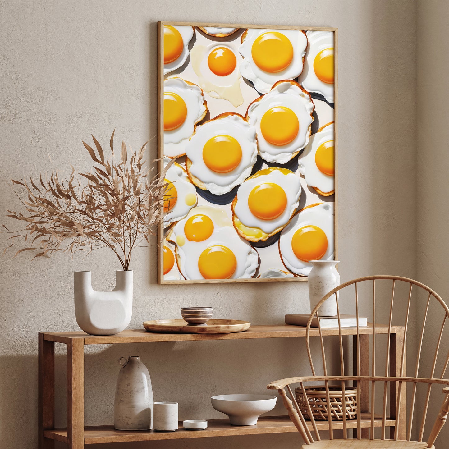 Eggs All Over Art Print