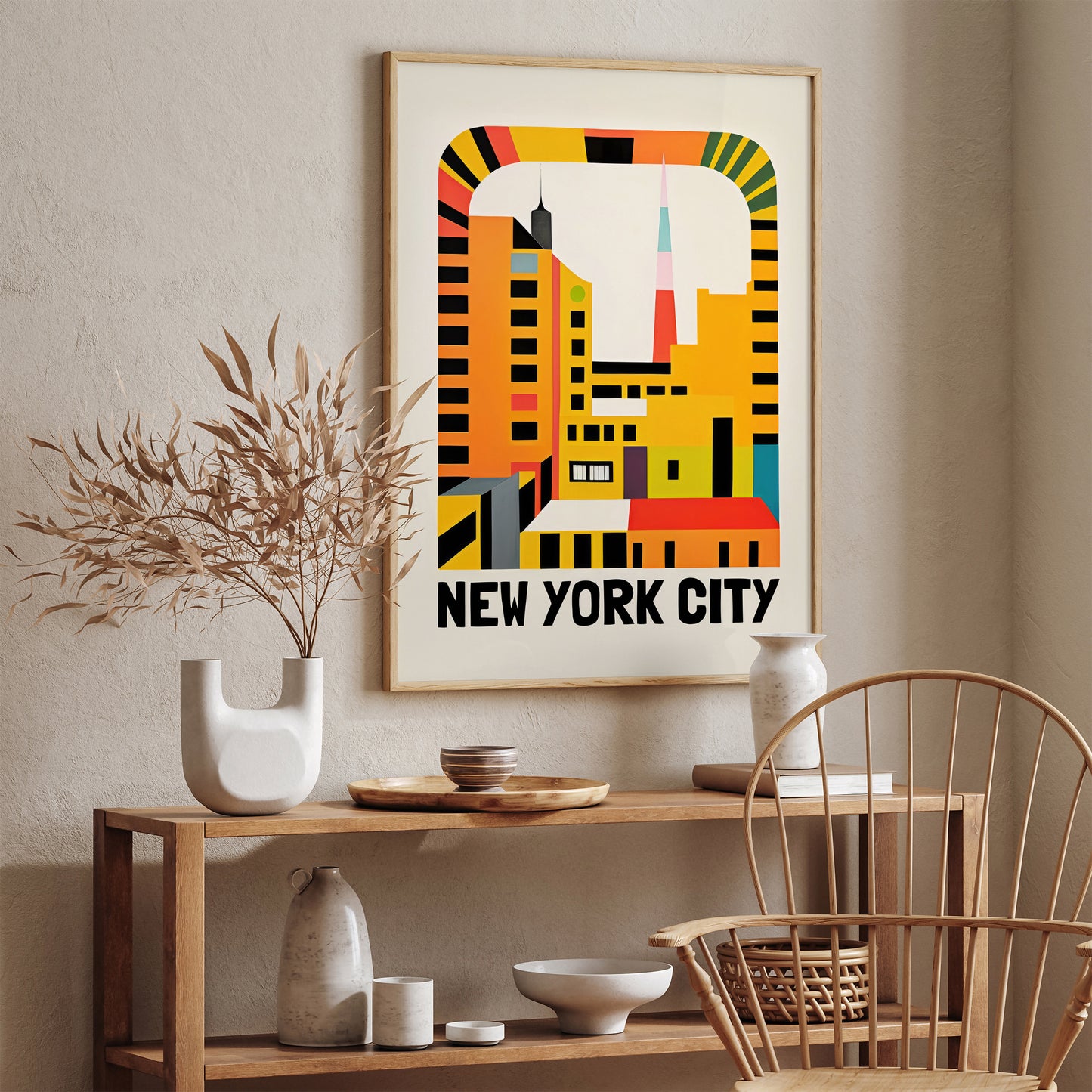 New York City Minimal Art Print