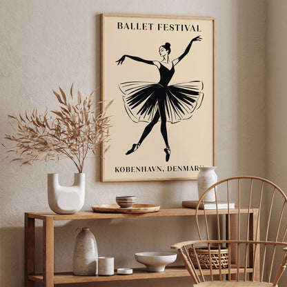 Ballet Festival Copenhagen Denmark Poster
