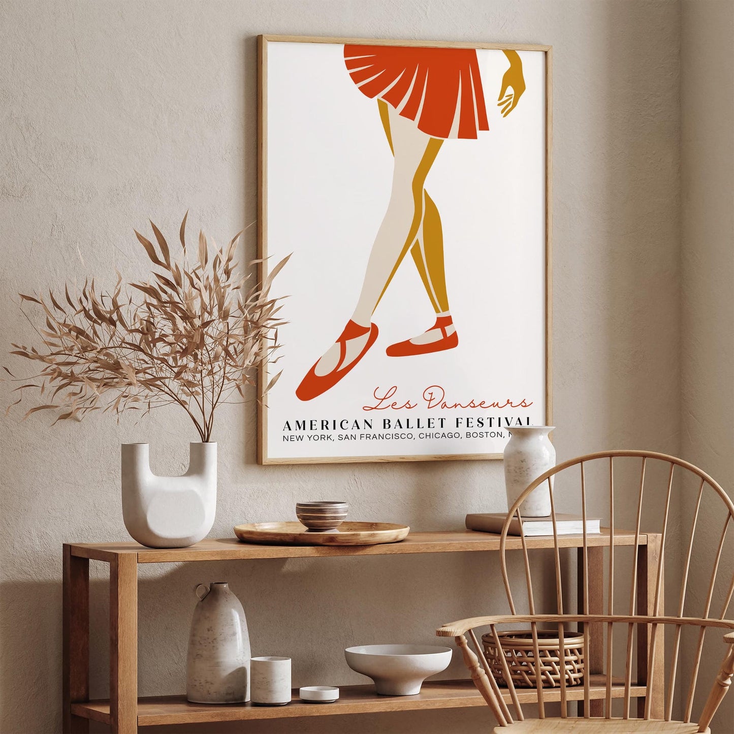 American Ballet Festival Music Poster