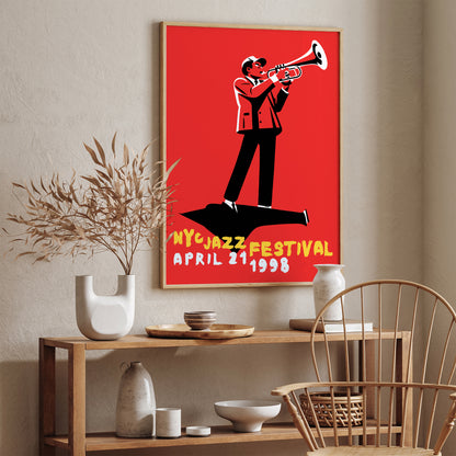 NYC Jazz Festival 1998 Poster