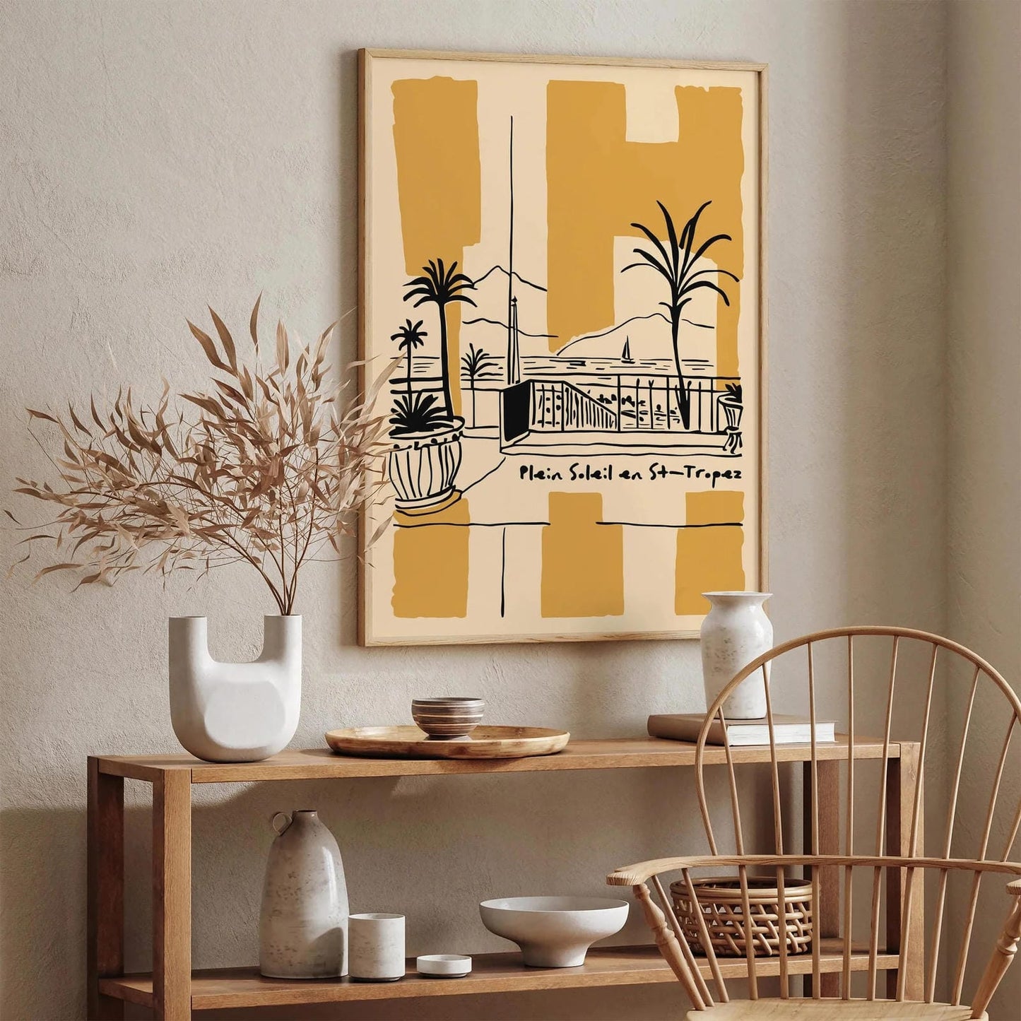 Plein Soleil en St Tropez Poster