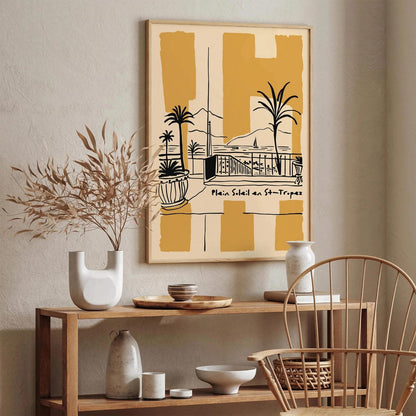 Plein Soleil en St Tropez Poster