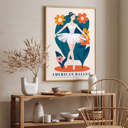 American Ballet Nursery Wall Art