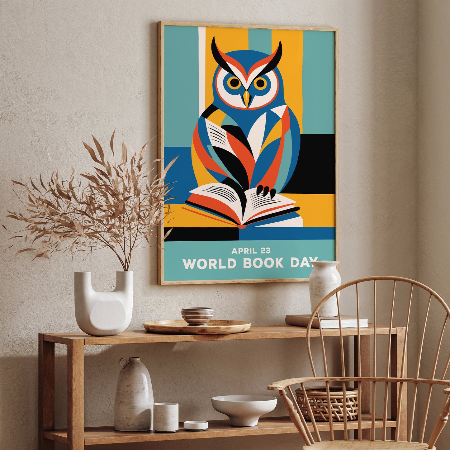 World Book Day Poster - Bookworm Gifts