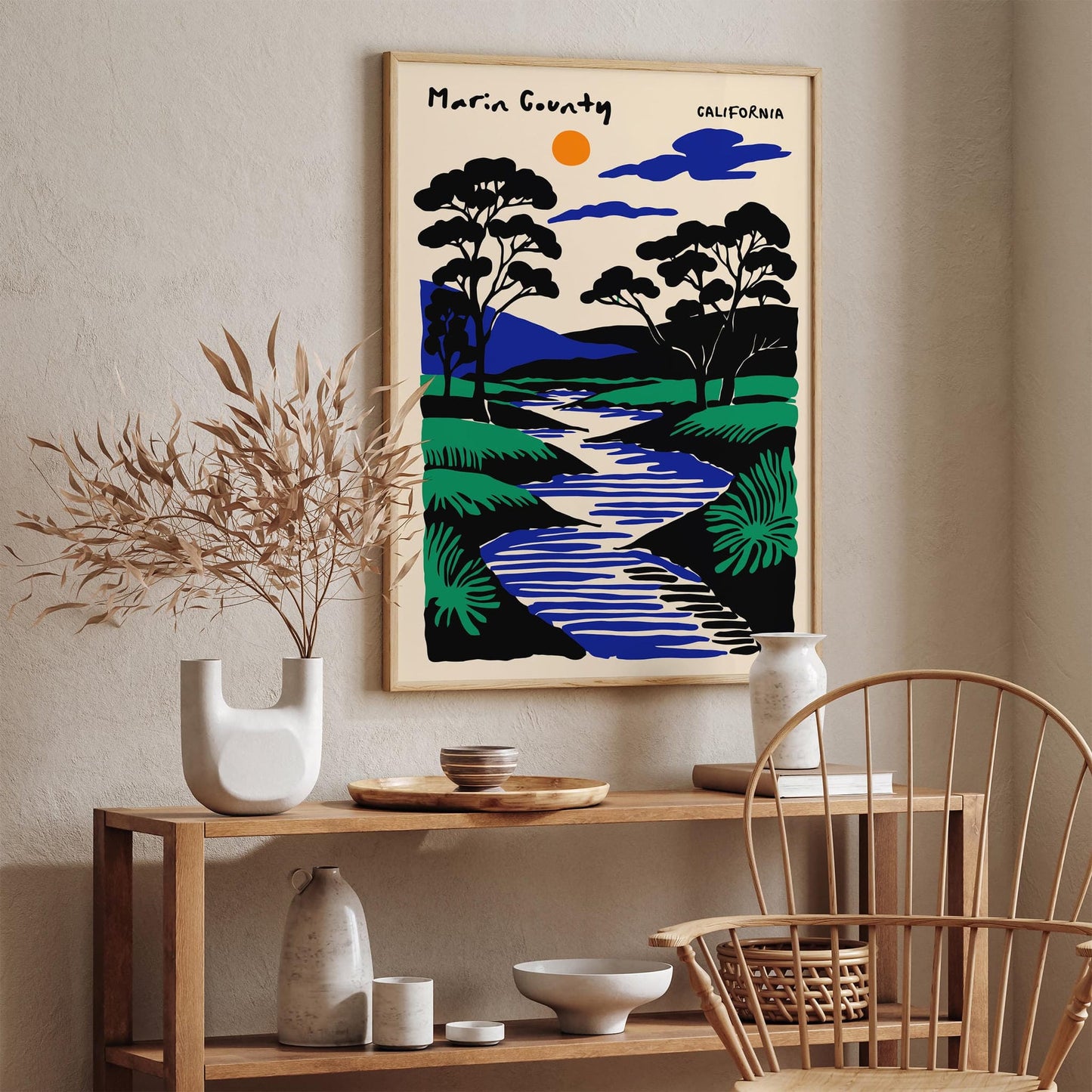 Marin County California Poster