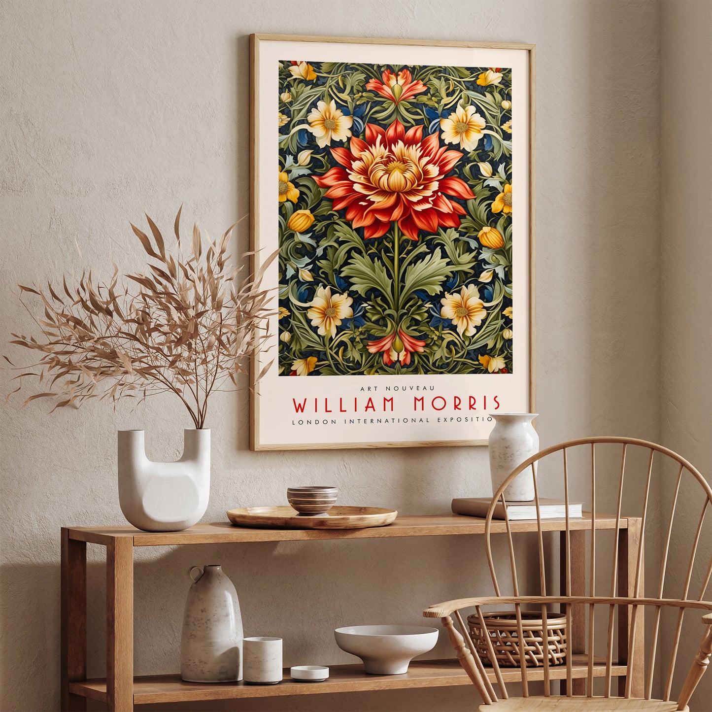 William Morris British Textile Art Poster