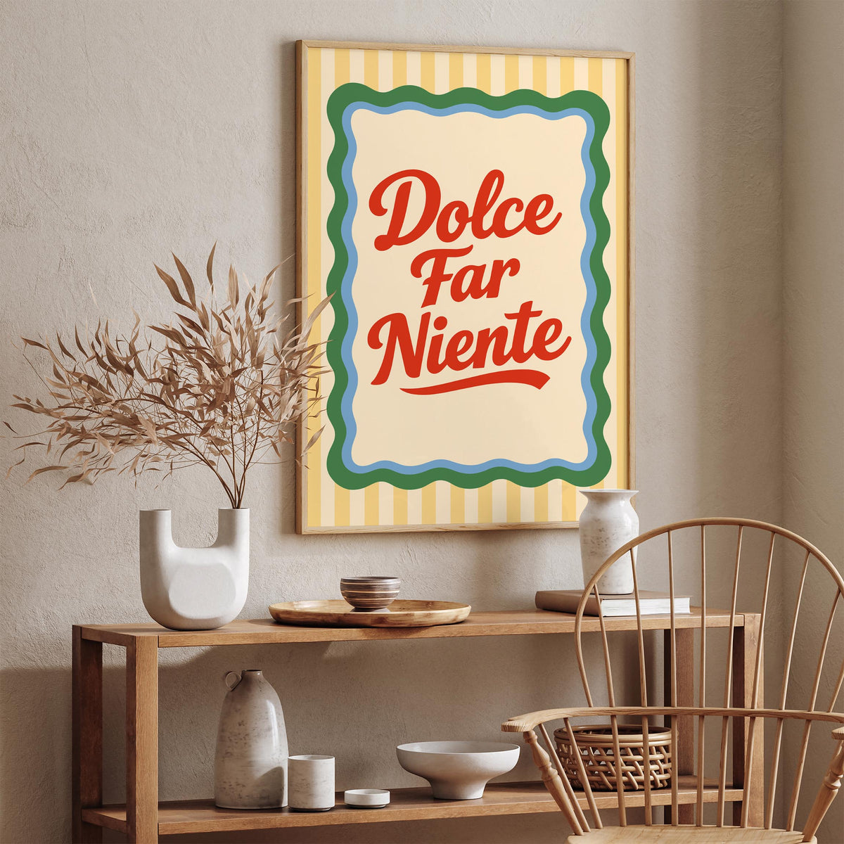Dolce Far Niente Italian Quote Poster