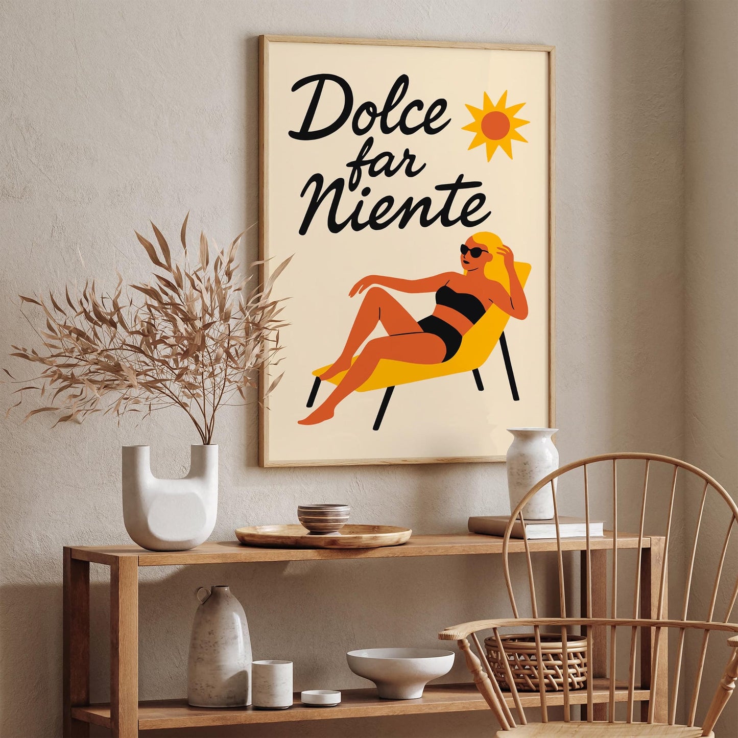 Dolce far Niente Cozy Art Print