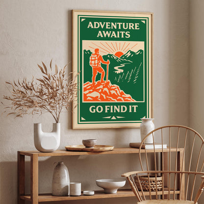 Adventure Awaits Poster