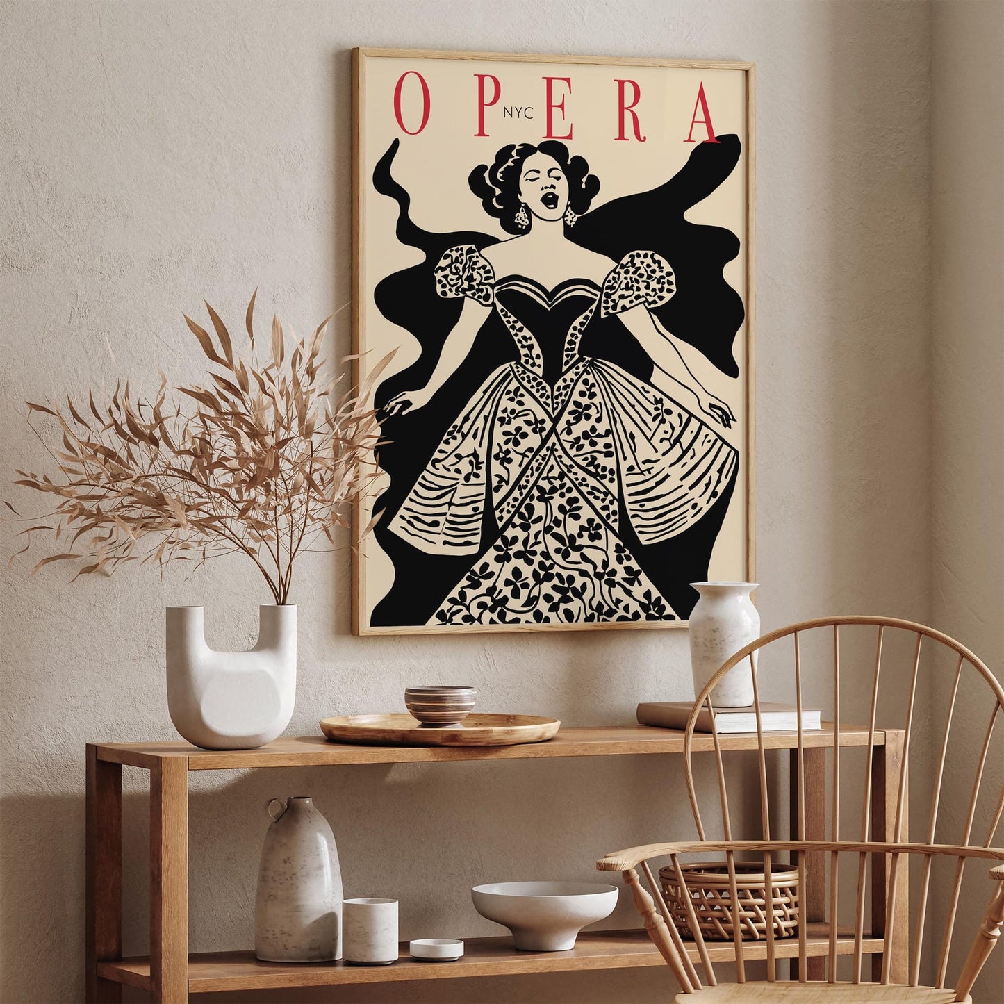 NYC Opera Music Vintage Poster