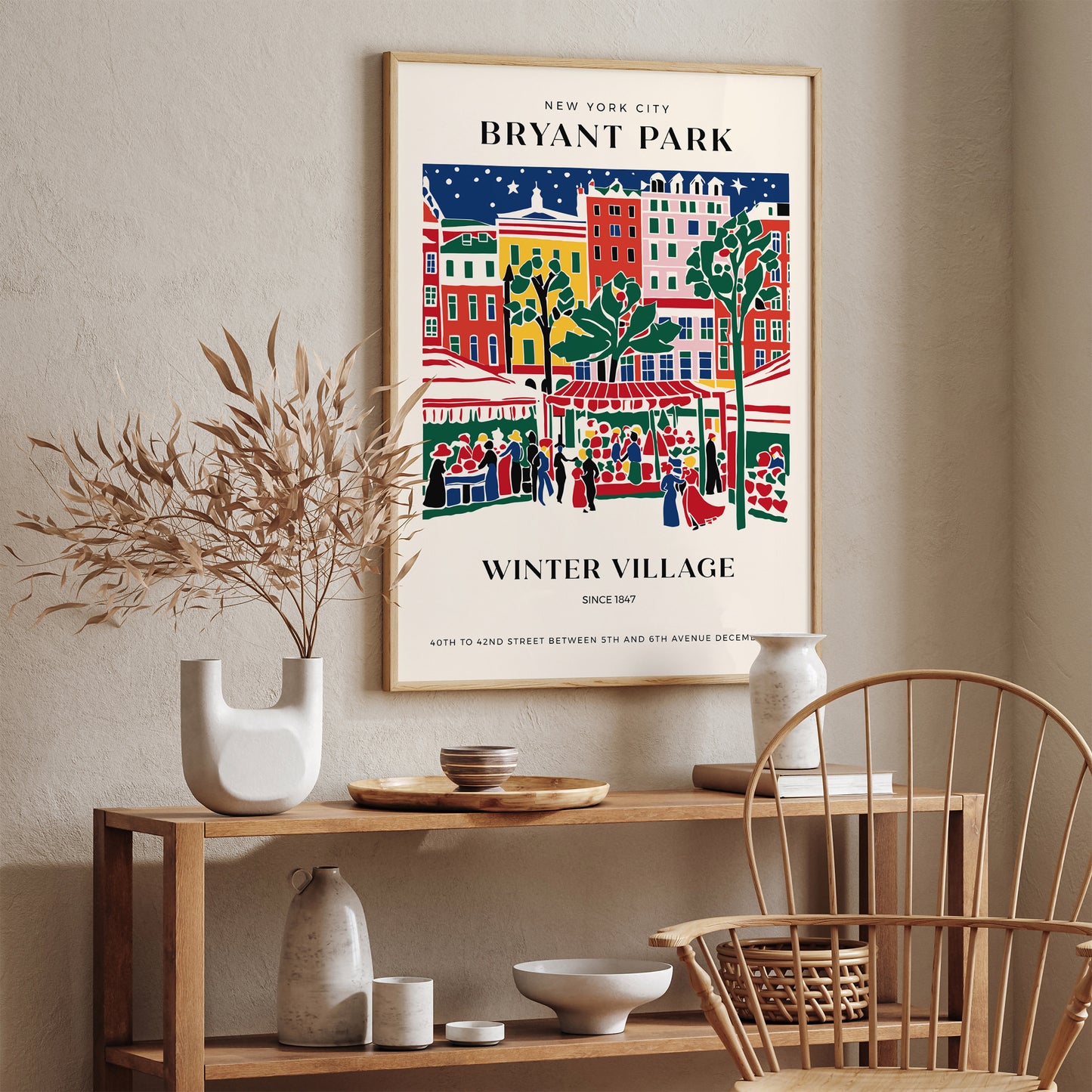 NYC Bryant Park Poster