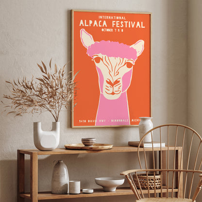 Alpaca Festival Michigan Poster