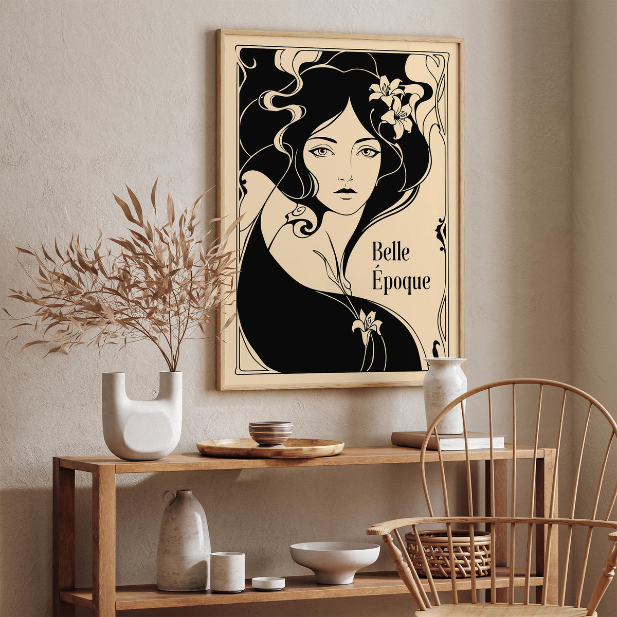 Art Nouveau Woman Poster