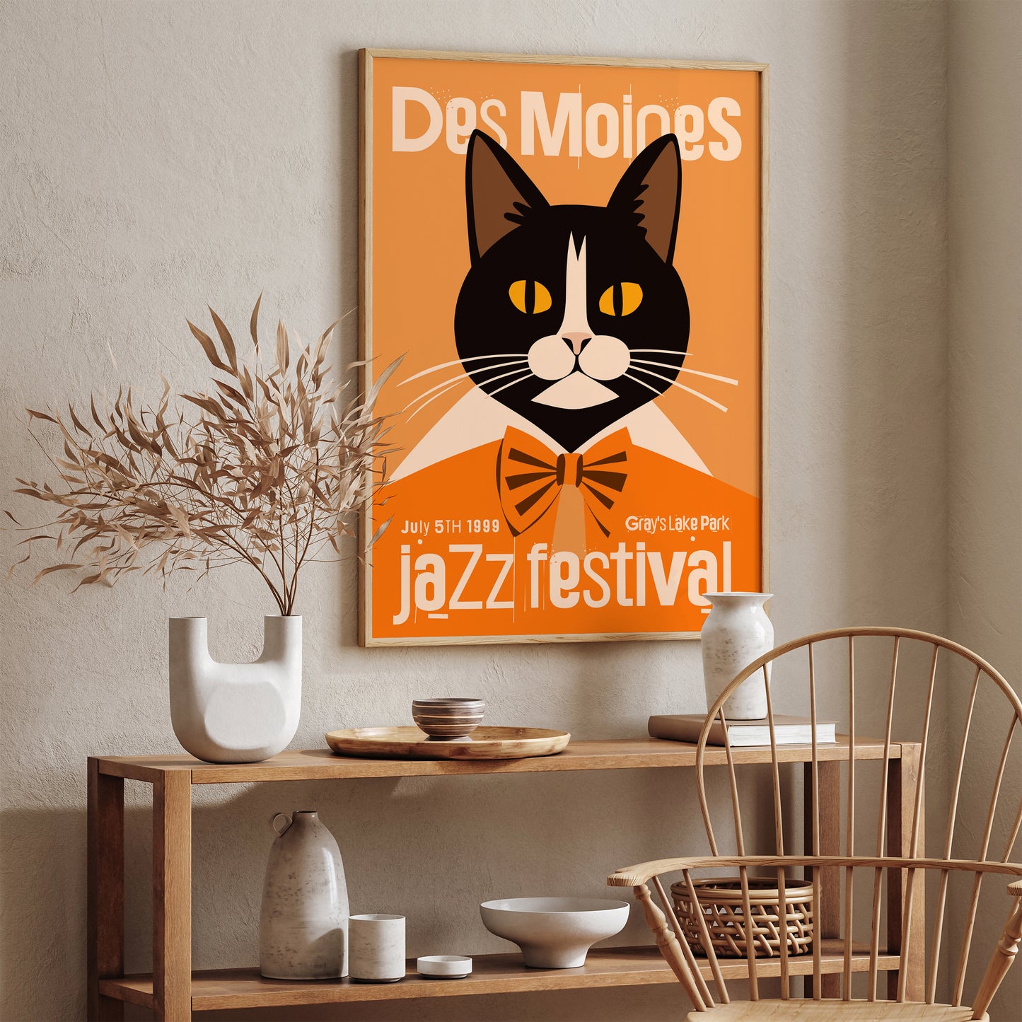 Des Moines 1999 Jazz Festival Art Print