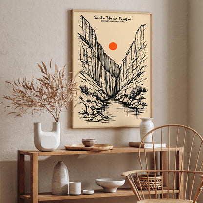 Santa Elena Canyon Big Bend Poster