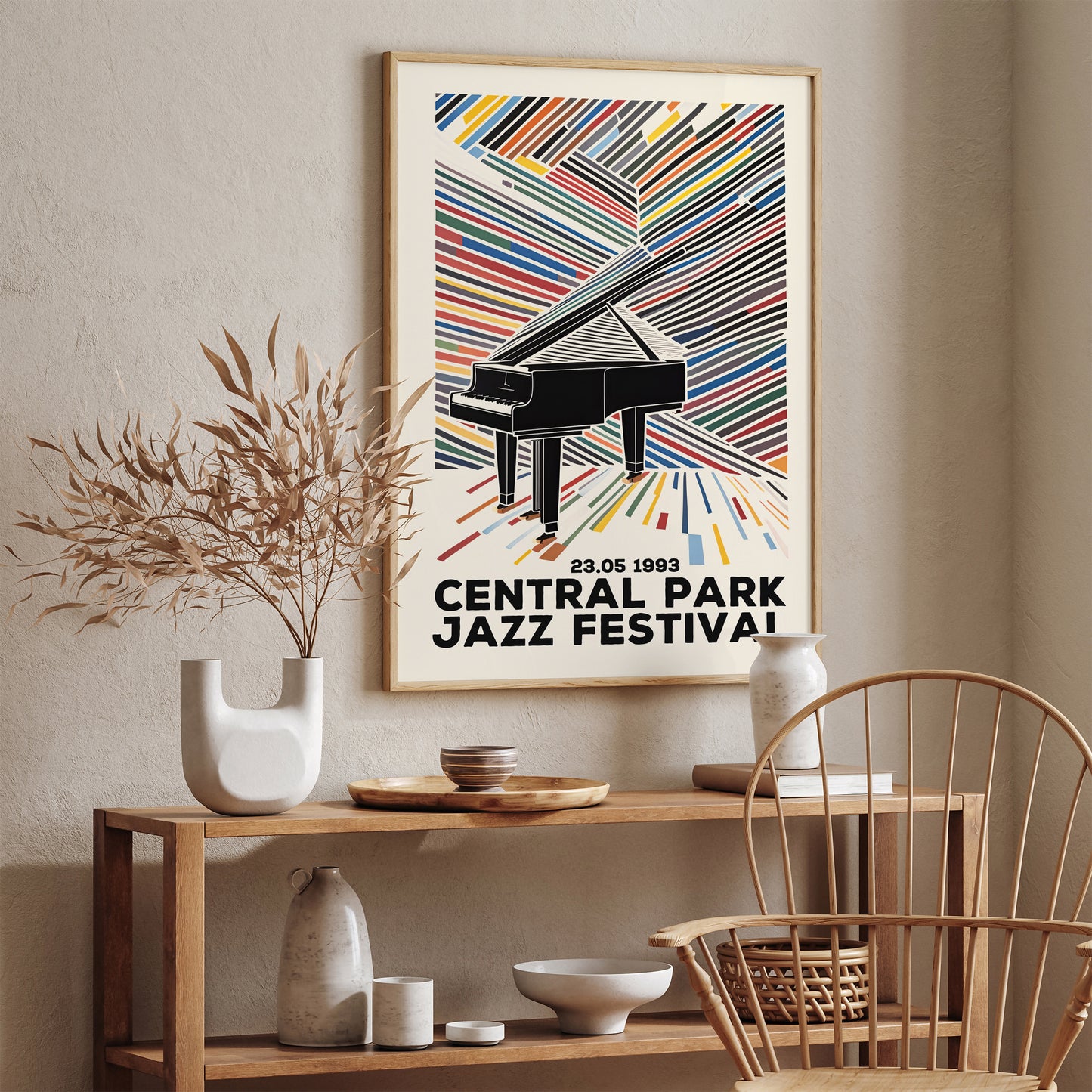 Central Park Jazz Festival 1993 Poster