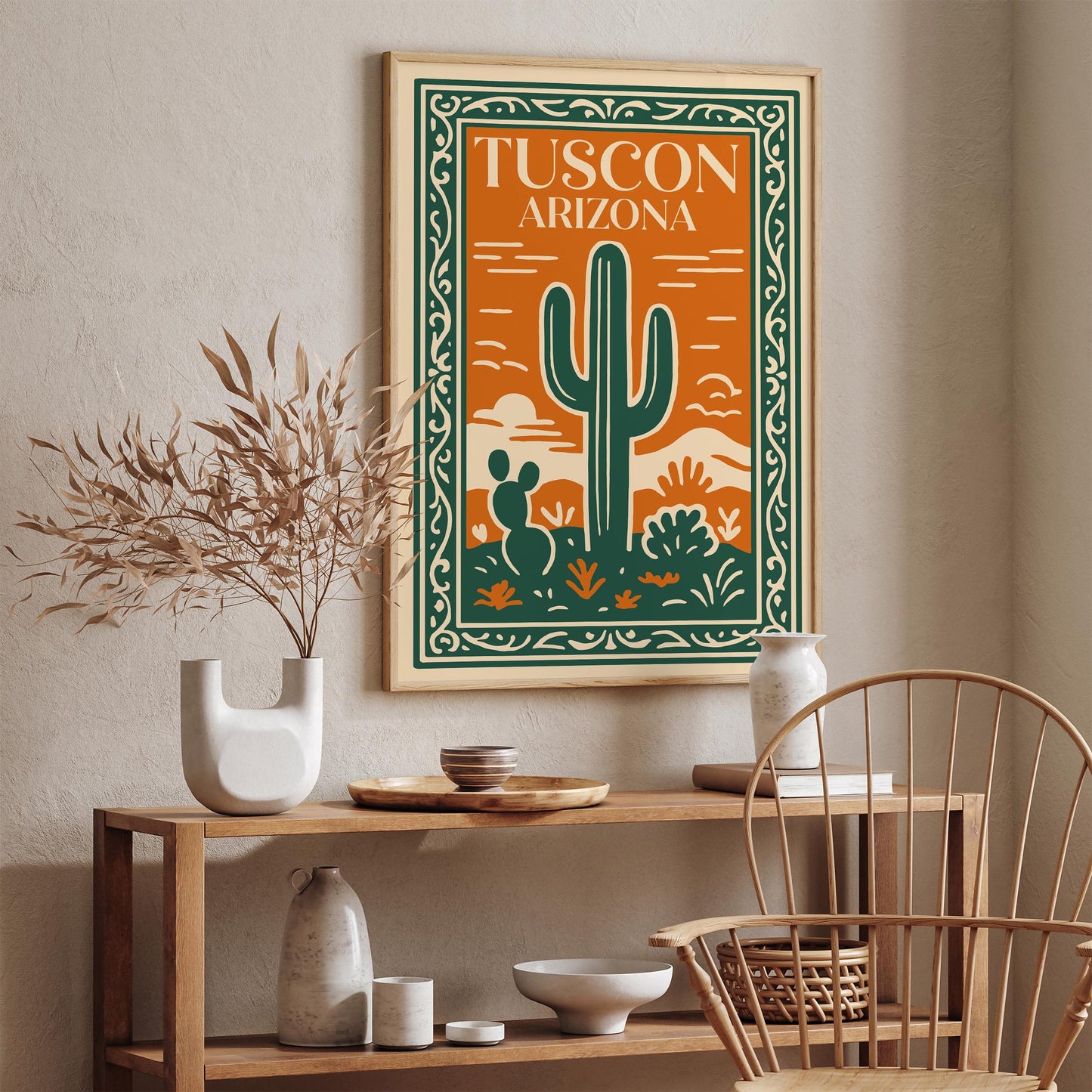Tucson Arizona Cactus Poster