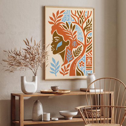 Stay Rooted Afrohemian Poster