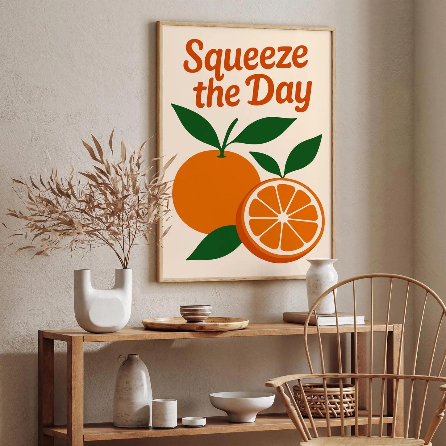Squeeze the Day Poster - Oranges Art Print