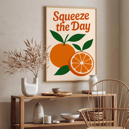 Squeeze the Day Poster - Oranges Art Print
