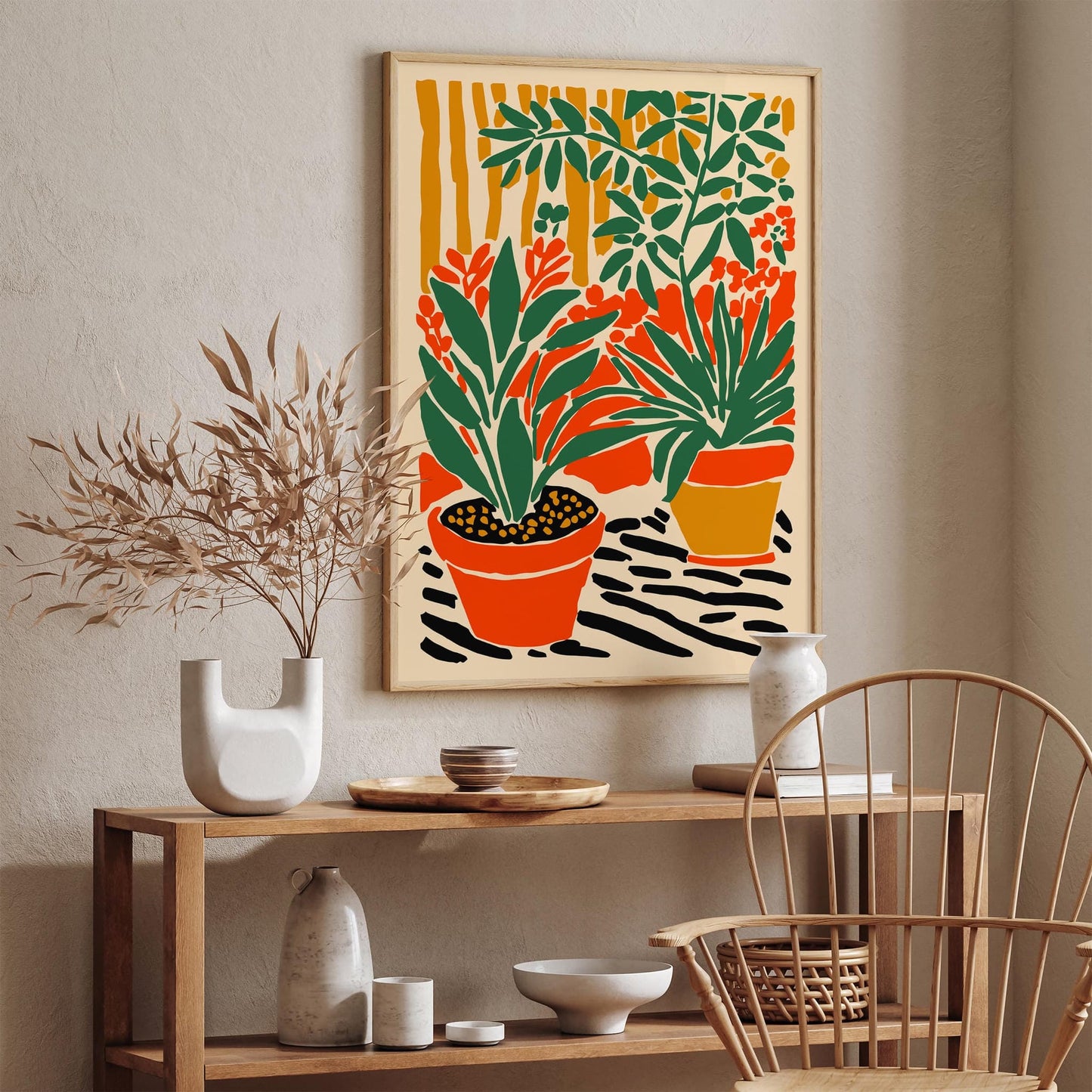 Matisse Inspired Colorful Garden Poster 2025