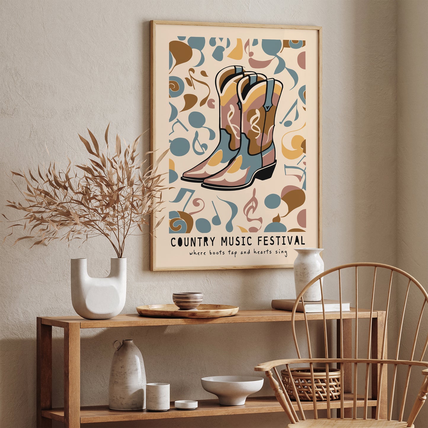 Country Music Festival Poster