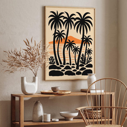 Tropical Landscape Wall Art – Stunning Beach Print