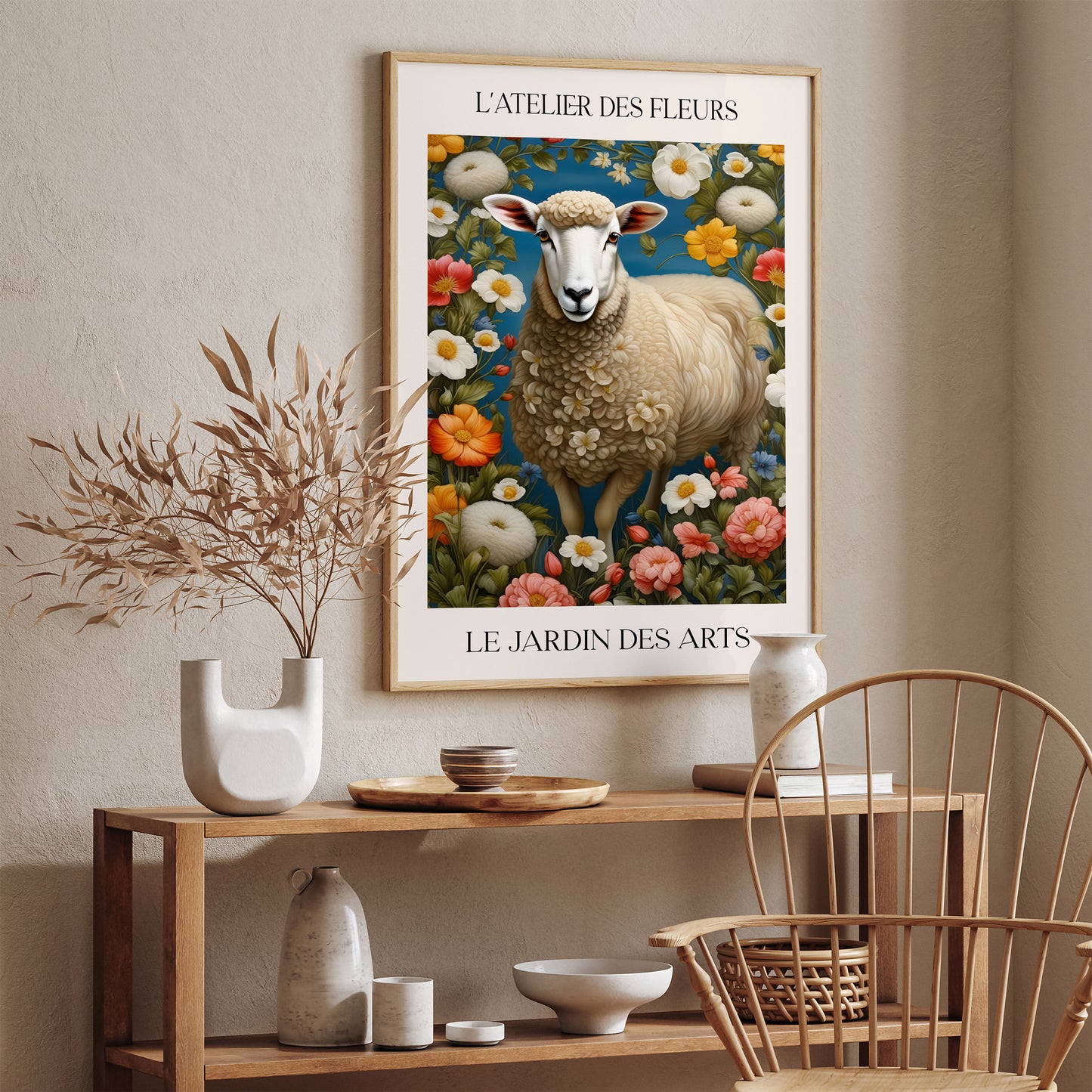 Victorian Sheep Kitchen Wall Decor