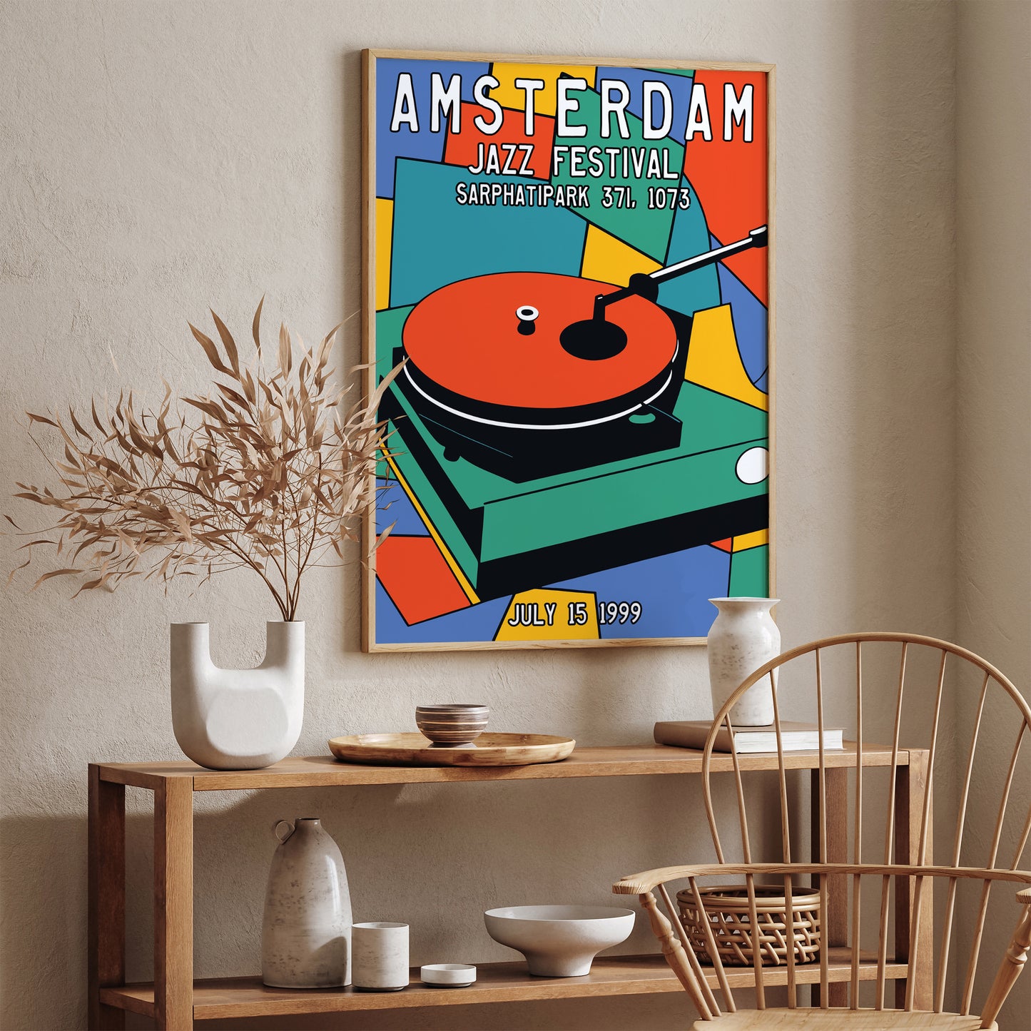 Amsterdam Jazz Festival 1999 Retro Poster