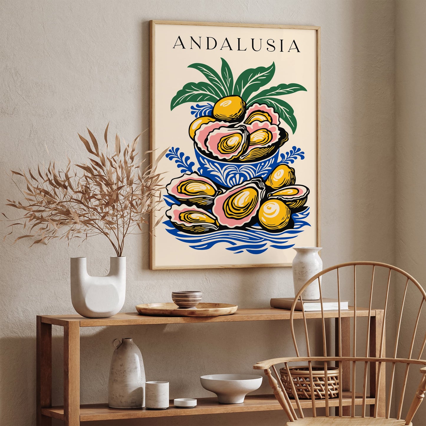 Andalusia Spain Oysters Poster