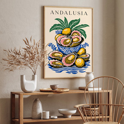 Andalusia Spain Oysters Poster