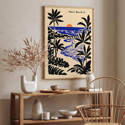 Mexico Beach Florida Honeymoon Gift Idea Print