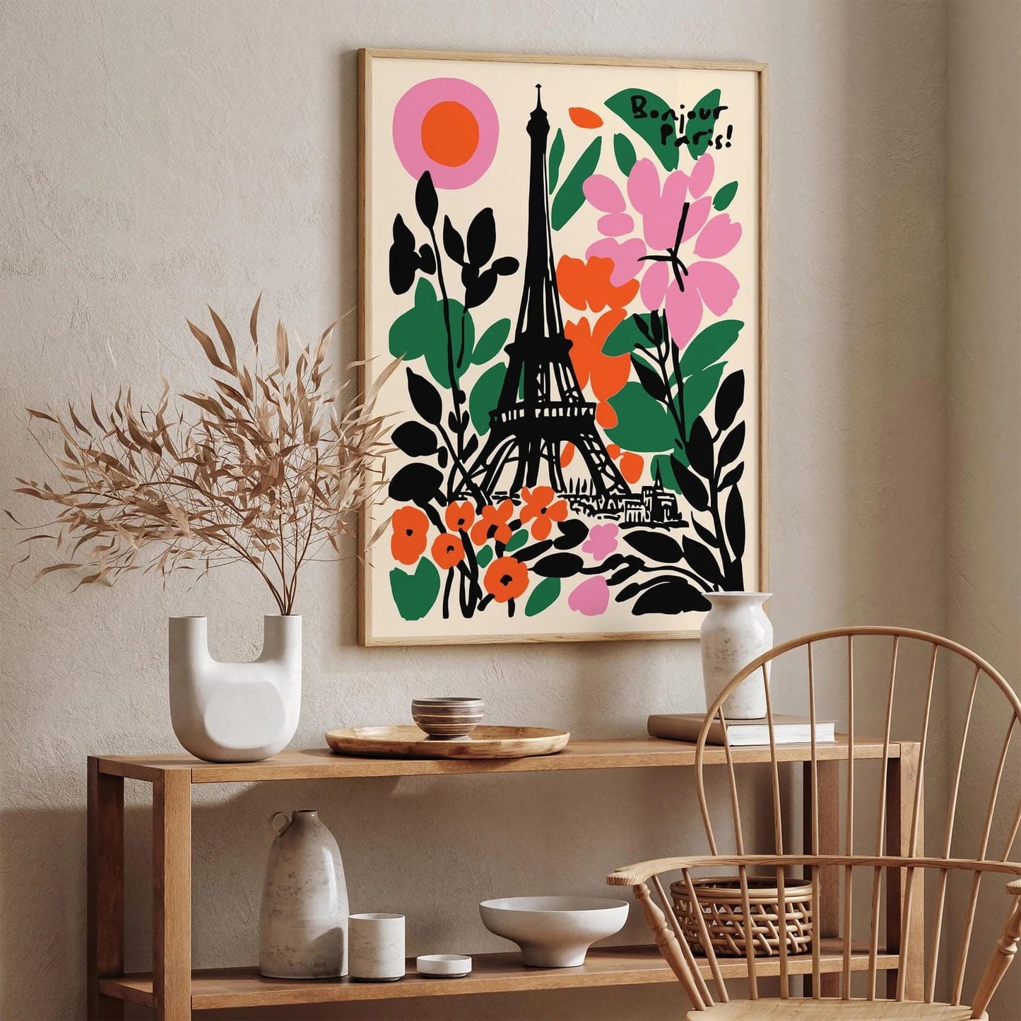 Bonjour Paris Poster