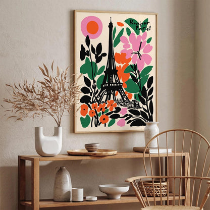 Bonjour Paris Poster
